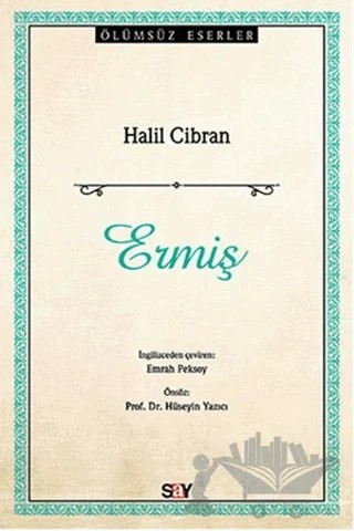 Ermiş – Halil Cibran – Say Yayınları kitap kapağı
