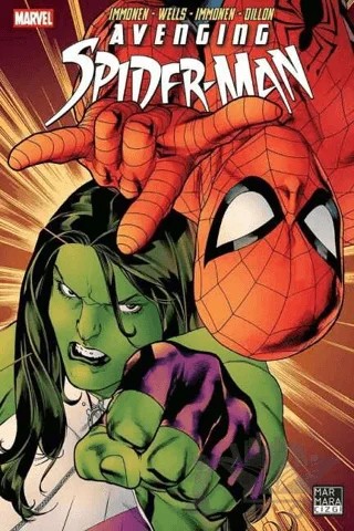 Avenging Spiderman 3 - She Hulk – Zeb Wells – Marmara Çizgi kitap kapağı