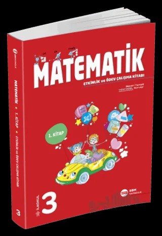 3. Sınıf Matematik Etkinlik ve Ödev Çalışma Kitabı 1 Soru Bankası – Kolektif – SBM Yayıncılık kitap kapağı