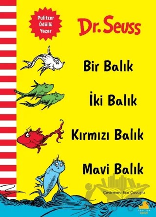 Bir Balık, İki Balık, Kırmızı Balık, Mavi Balık – Dr. Seuss – Destek Yayınları kitap kapağı