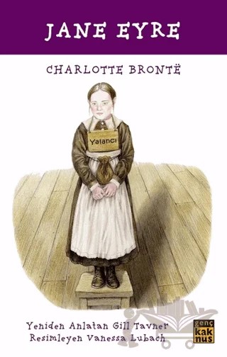 Jane Eyre – Charlotte Bronte – Kaknüs Genç kitap kapağı