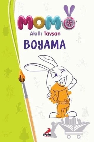 Momo - Akıllı Tavşan Boyama Sayılar Kavramlar – Kolektif – Erdem Çocuk kitap kapağı