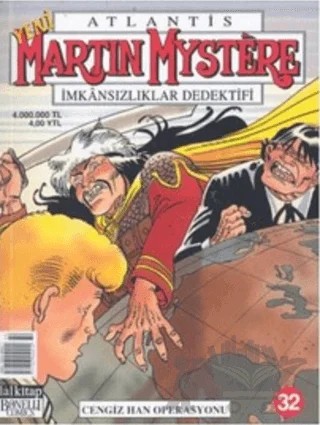 Martin Mystere Sayı: 32 İmkansızlar Dedektifi Cengiz Han Operasyonu – Lal Kitap kitap kapağı