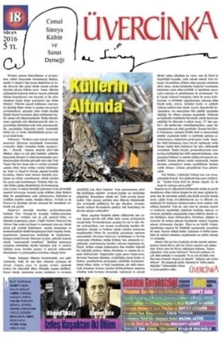 Üvercinka Dergisi Sayı: 18 Nisan 2016 – Üvercinka Dergisi kitap kapağı