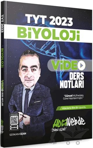 2023 TYT Biyoloji Video Ders Notları – Serkan Ozan – HocaWebde Yayınları kitap kapağı
