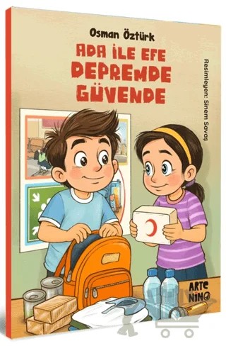 Ada ile Efe Depremde Güvende – Osman Öztürk – Artenino Yayıncılık kitap kapağı
