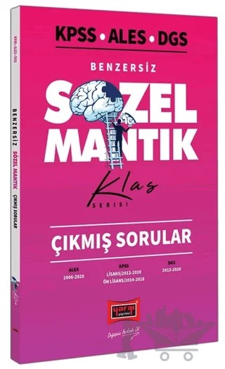 ALES DGS Benzersiz Sözel Mantık Çıkmış Sorular – Kolektif – Yargı Yayınevi kitap kapağı