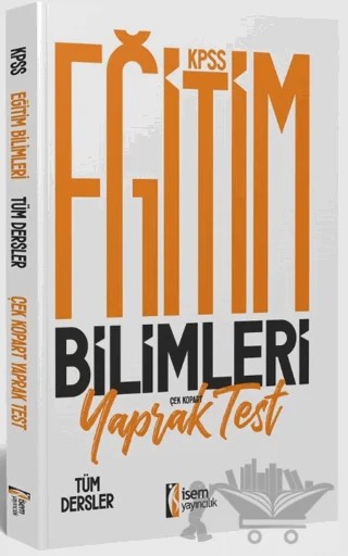 2023 İsem KPSS Eğitim Bilimleri Çek-Kopart Yaprak Test – Kolektif – İSEM Yayıncılık kitap kapağı