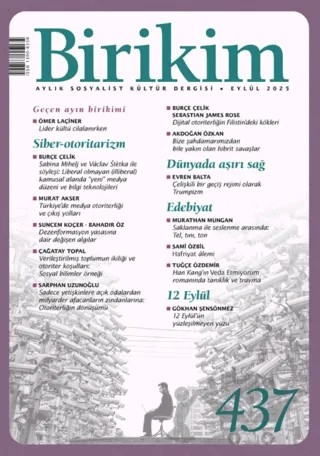 Birikim Dergisi Sayı 437- Eylül – Birikim Yayınları kitap kapağı
