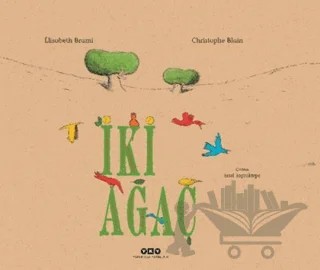 İki Ağaç – Elisabeth Brami – Yapı Kredi Yayınları kitap kapağı