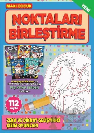 Maxi Çocuk Noktaları Birleştirme 4 – Bertan Kodamanoğlu – Maxi Yayıncılık kitap kapağı