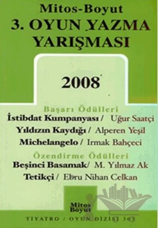 3. Oyun Yazma Yarışması – Kolektif – Mitos Boyut Yayınları kitap kapağı