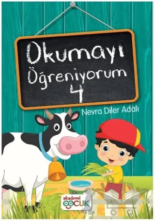 Okumayı Öğreniyorum - 4 – Nevra Diler Adalı – Akademi Çocuk kitap kapağı