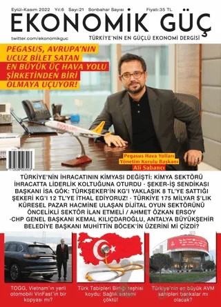 Ekonomik Güç Dergisi Sayı: 21 Eylül - Kasım 2022 – Ekonomik Güç Dergisi kitap kapağı
