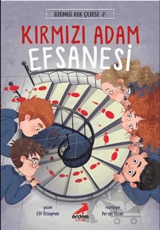 Kırmızı Adam Efsanesi - Üzümlü Kek Çetesi 2 – Elif Özsoyman – Erdem Çocuk kitap kapağı