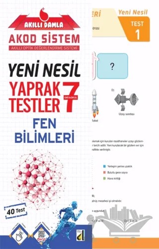 Akıllı Damla Fen Bilgisi Yeni Nesil Yaprak Testler - 7. Sınıf – Kolektif – Damla Yayınevi kitap kapağı