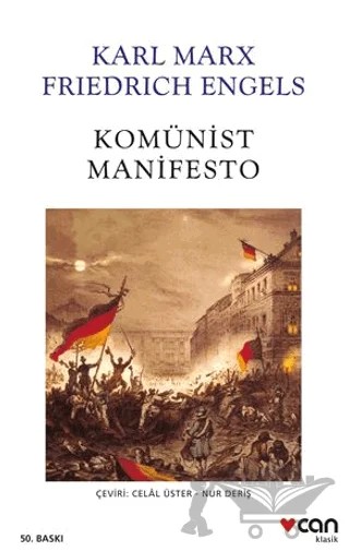 Komünist Manifesto – Friedrich Engels, Karl Marx – Can Yayınları kitap kapağı