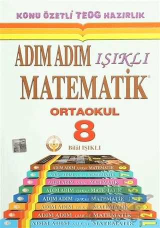 Adım Adım Işıklı Matematik Ortaokul 8 – Bilal Işıklı – Bilal Işıklı Yayınları kitap kapağı