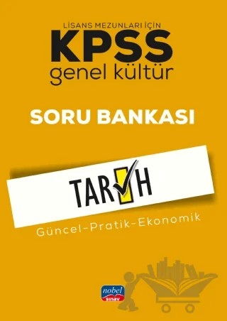 KPSS Lisans Mezunları İçin Genel Kültür Tarih Soru Bankası – Kolektif – Nobel Sınav Yayınları kitap kapağı