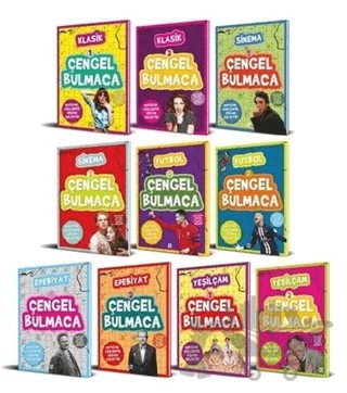 Konulu Çengel Bulmaca Seti (10 Kitap Takım) – Kolektif – Dokuz Yayınları kitap kapağı