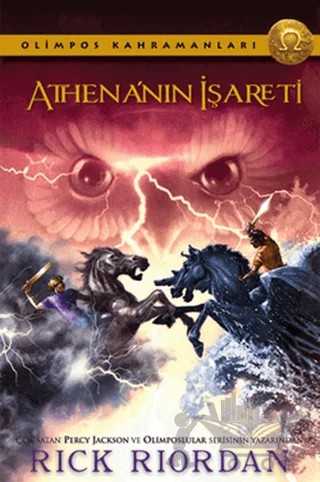 Olimpos Kahramanları - Athena’nın İşareti – Rick Riordan – XLIBRIS kitap kapağı