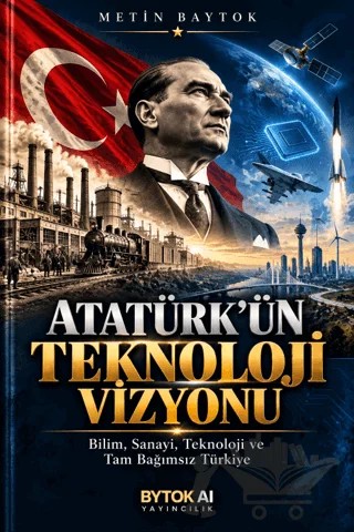 Atatürk'ün Teknoloji Vizyonu – Metin Baytok – Bytok AI Yayınları kitap kapağı