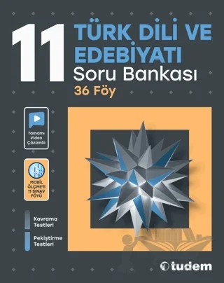 11. sınıf Türk Dili ve Edebiyatı Soru Bankası – Kolektif – Tudem Yayınları - Bayilik kitap kapağı