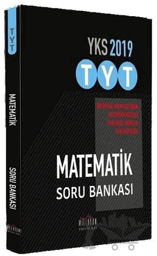 2019 TYT Matematik Soru Bankası – Kolektif – Milenyum kitap kapağı