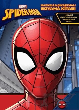 Marvel Spider-Man Maskeli ve Çıkartmalı Boyama Kitabı – Kolektif – Beta Kids kitap kapağı