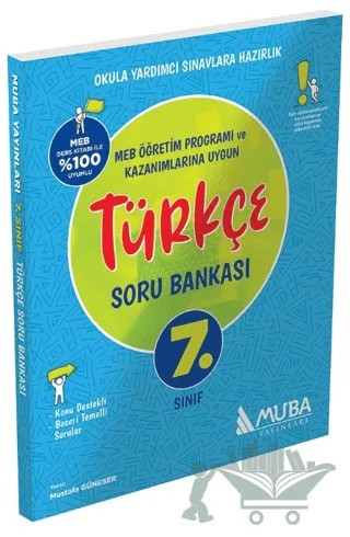 7. Sınıf Türkçe Soru Bankası – Mustafa Güneser – Muba Yayınları kitap kapağı