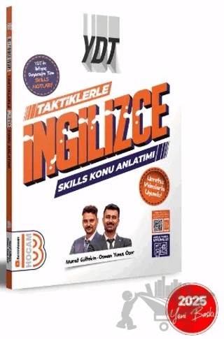 2025 YDT Taktiklerle İngilizce Skills Konu Anlatımı – Murat Gültekin, Osman Yunus Özer – Benim Hocam Yayınları kitap kapağı