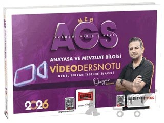 2026 MEB-AGS Anayasa ve Mevzuat Bilgisi Video Ders Notları – Özgür Özkınık – Yargı Yayınevi kitap kapağı