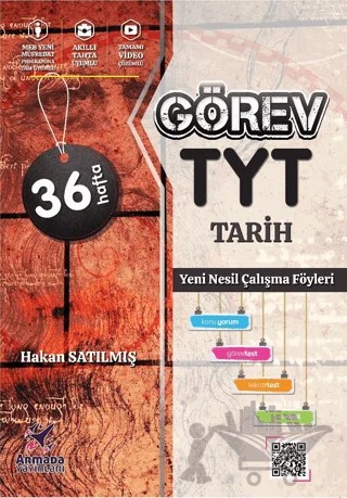Armada Görev TYT Tarih Yeni Nesil Çalışma Föyleri – Hakan Satılmış – Armada Yayınları kitap kapağı