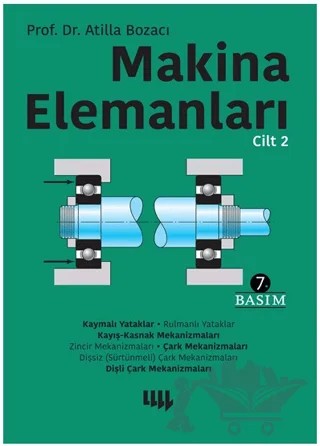 Makina Elemanları Cilt 2 – Atilla Bozacı – Literatür Yayıncılık kitap kapağı