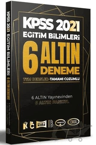 KPSS Eğitim Bilimleri Tamamı Çözümlü 6 Altın Deneme – Kolektif – Benim Hocam Yayınları kitap kapağı