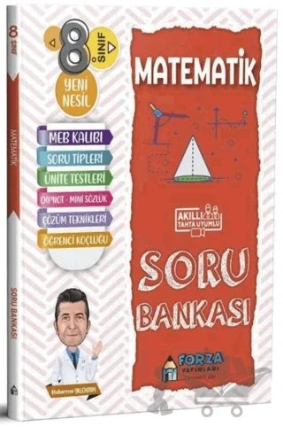 8. Sınıf Matematik Soru Bankası – Muharrem Yıldırım – Forza Yayınları kitap kapağı