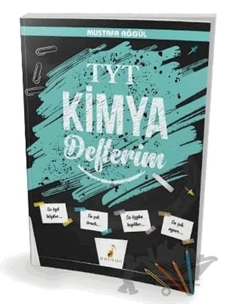 2021 TYT Kimya Defterim – Mustafa Ağgül – Pelikan Tıp Teknik Yayıncılık kitap kapağı