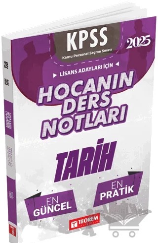 Hocanın Ders Notları Tarih – Kolektif – Teorem Yayıncılık kitap kapağı