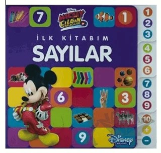 Mickey ve Çılgın Yarışçılar - İlk Kitabım Sayılar – Kolektif – Doğan Çocuk kitap kapağı