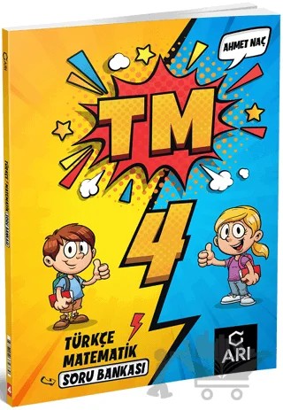 4. Sınıf Türkçe Matematik Soru Bankası – Ahmet Naç – Arı Yayıncılık kitap kapağı