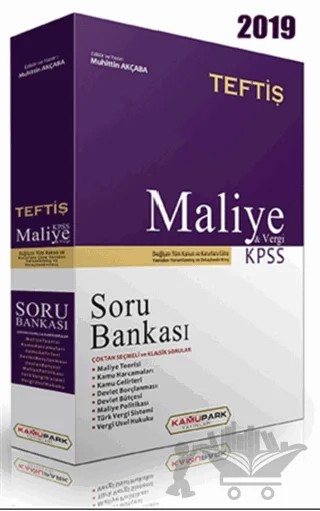 Teftiş Maliye Vergi Hukuku Soru Bankası KPSS A Grubu ve Kurum Sınavları İçin 2019 – Muhittin Akçaba – Kamupark Yayınları kitap kapağı