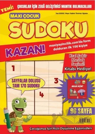 Maxi Çocuk Sudoku 2 – Kolektif – Maxi Yayıncılık kitap kapağı