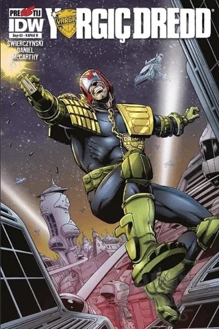 Yargıç Dredd Sayı : 2 - Kapak B – Presstij Kitap kitap kapağı