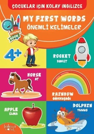 Çocuklar İçin Kolay İngilizce - My First Words Önemli Kelimeler – Hatice Nurbanu Karaca – Koloni Çocuk kitap kapağı