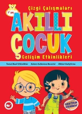 Akıllı Çocuk Gelişim Etkinlikleri – Kolektif – Beyaz Balina Yayınları kitap kapağı