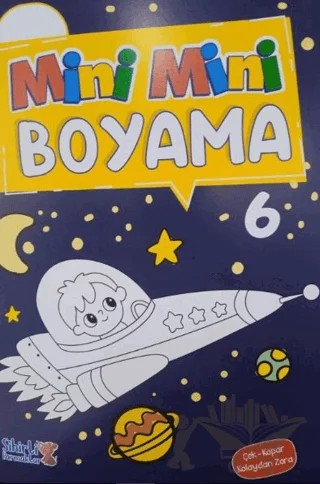 Mini Mini Boyama Çek-Kopar Kolaydan Zora – Kolektif – Sihirli Parmaklar Yayınları kitap kapağı
