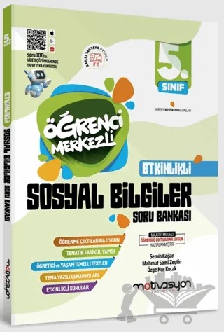 5. Sınıf Etkinlikli Tematik Fasikül Sosyal Bilgiler Soru Bankası – Kolektif – Motivasyon Yayınları kitap kapağı