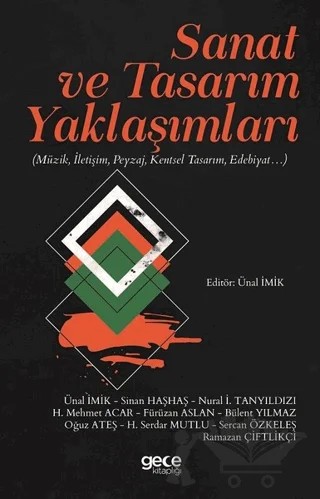 Sanat ve Tasarım Yaklaşımları – Ünal İmik – Gece Kitaplığı kitap kapağı