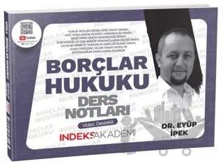 2025 KPSS A Grubu Borçlar Hukuku Video Ders Notları – Kolektif – İndeks Akademi Yayıncılık kitap kapağı