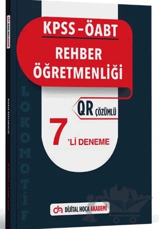 KPSS ÖABT Rehber Öğretmenliği Lokomotif Serisi QR Çözümlü 7'li Deneme Akademi – Kolektif – Dijital Hoca kitap kapağı